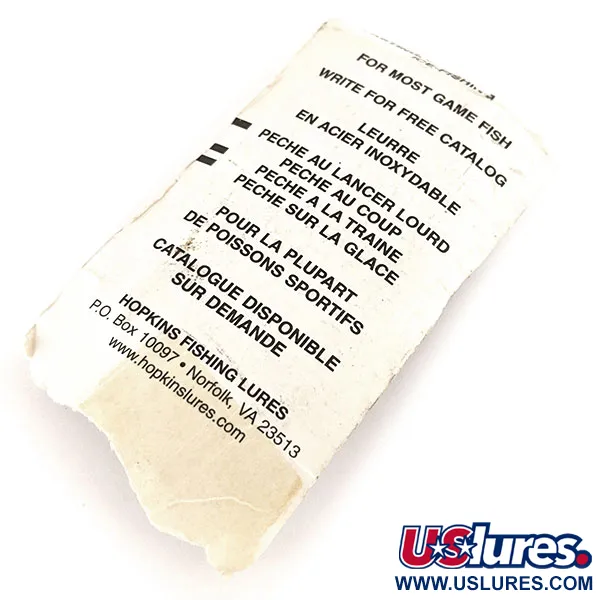 Hopkins Shorty S1 Blizgė, Kaltas nikelis, 9g, Kaltas, #11241