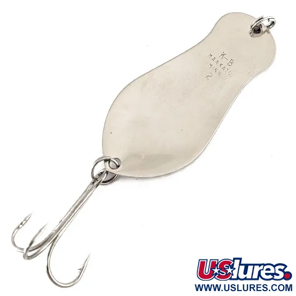 K-B Bait K-B Spoon Blizgė, Nikelis, 14g, Vintage Stilius, #11251