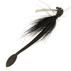 Cotton Cordell Banana Head Tattle-Tail Jig + Tattle-Tail Worm (Vintažinis, 1970-ieji)