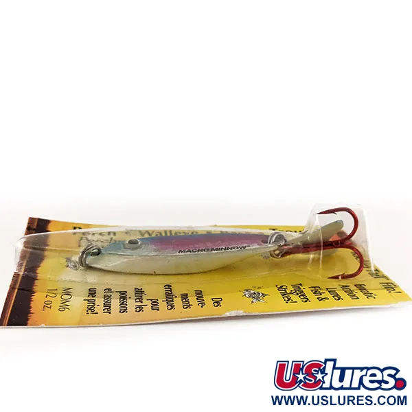 Northland Macho Minnow Jig masalas, Rainbow Fish, 14g, KickerTail, #11289