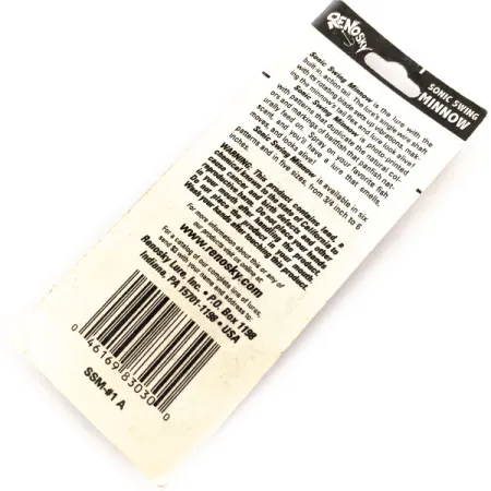 Renosky Sonic Swing Minnow 1 Sukrė, Nikelis/Upėtakis, 3g, #11294