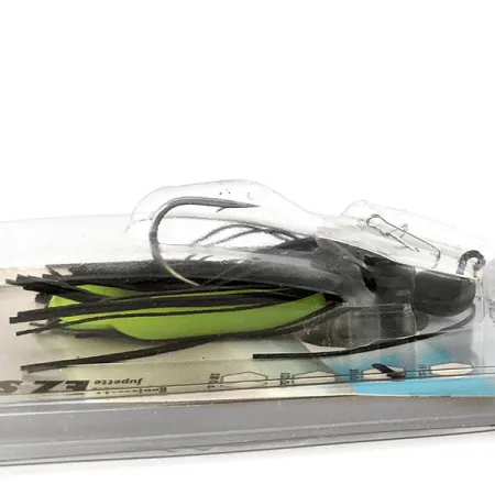 Z-Man Chatterbait Bladed Jig, Nikelis/Juoda, 11g, EZ Skirt, #11297