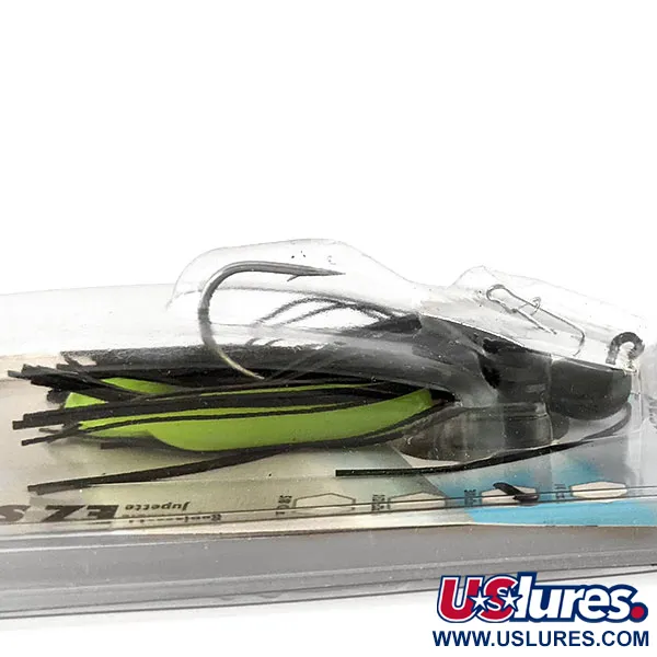 Z-Man Chatterbait Bladed Jig, Nikelis/Juoda, 11g, EZ Skirt, #11297