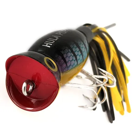 Fred Arbogast Hula Popper Paviršinis masalas, Tiger, 10g, Sijonėlis, #11302