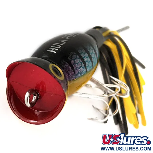 Fred Arbogast Hula Popper Paviršinis masalas, Tiger, 10g, Sijonėlis, #11302