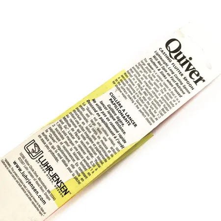 Luhr Jensen Quiver Blizgė, Silver / Orange Stripe, 39g, #11306