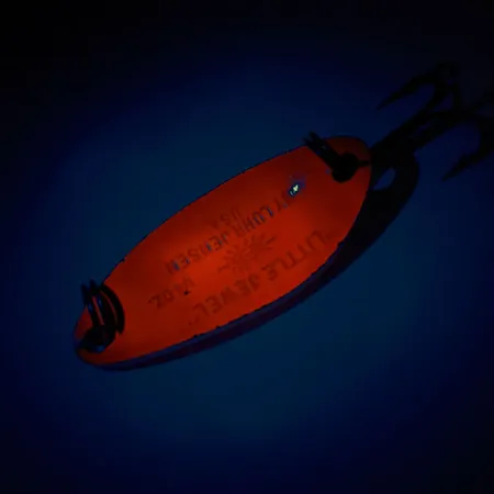 Luhr Jensen Little Jewel UV Blizgė, Raudona / Vaivorykštinė, 9g, #11316