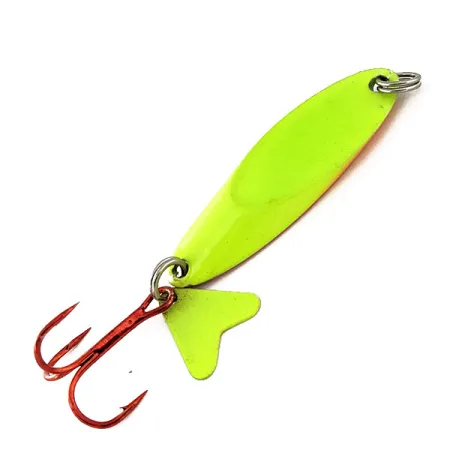 Northland Macho Minnow Blizgė, Chartreuse/Rainbow Fish, 17g, UV, #11325