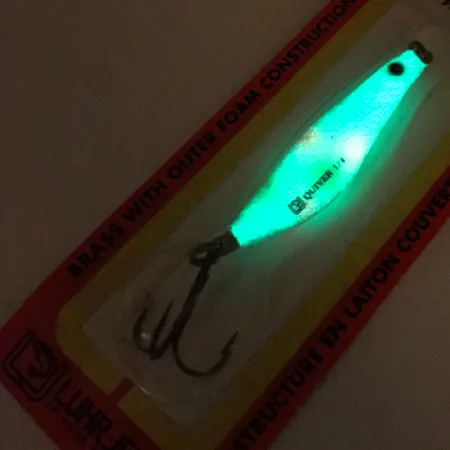 Luhr Jensen Quiver Glow Blizgė, Glow Wonder, 14g, Švytinti, #11338