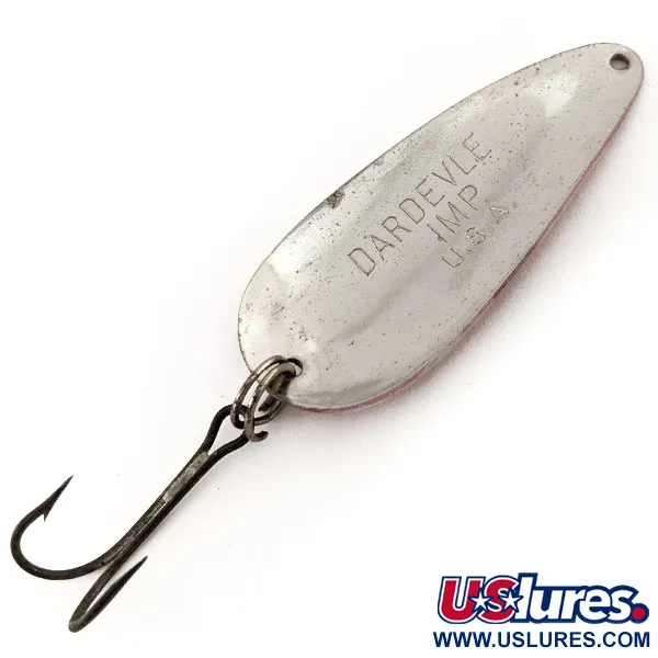 Eppinger Dardevle Imp, 11 g, Raudona / Balta / Nikeliuota, blizgė #11340