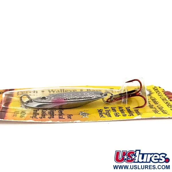 Northland Macho Minnow Blizgė, Nikelis, 14g, KickerTail, #11341