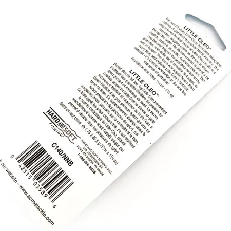 Acme Little Cleo Blizgė, Nikelis / Mėlyna, 7g, Vintažas, #11346