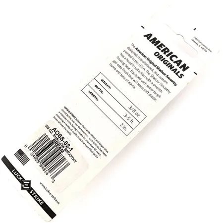 Luck E Strike Shallow Smoothy Vobleris, Rudas tigras, 11g, JAV, #11348