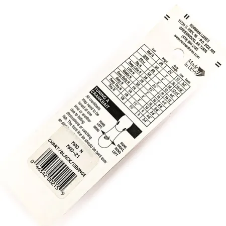 Norman Mad N Vobleris, Chartreuse/Juoda/Oranžinė, 11g, Vintage, #11352