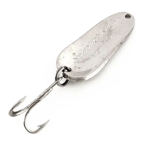 Pecos River Spinno-King 00 Blizgė, Nikelis, 7g, Vintage, #11360