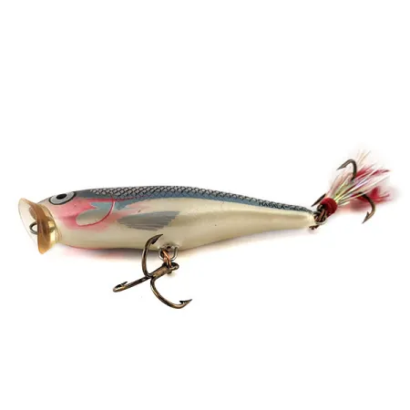 Rapala Skitter Pop SP 07 Popperis, Silver Black, 7g, Plunksnos, #11372