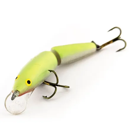Rapala Jointed J7 Vobleris, Chartreuse, 4g, Nariuotas, #11373