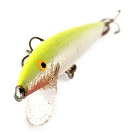 Rapala Original Floater F9 Vobleris, Chartreuse, 4g, Balza, #11383
