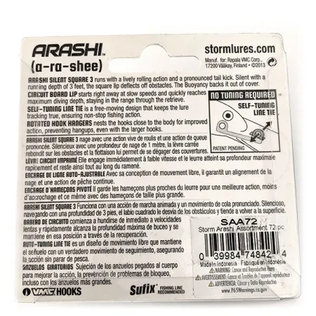 Storm Arashi Silent Square 3 Vobleris, Mossy Chartreuse Craw, 14g, #11665