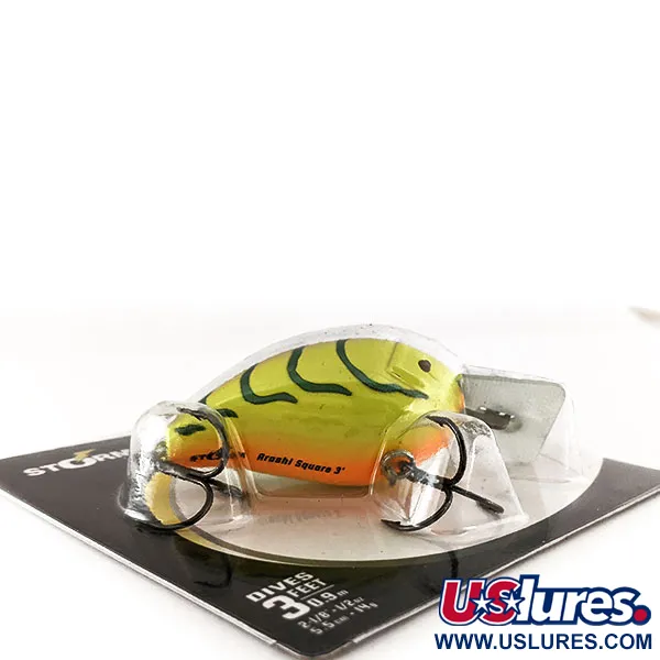 Storm Arashi Silent Square 3 Vobleris, Mossy Chartreuse Craw, 14g, #11665