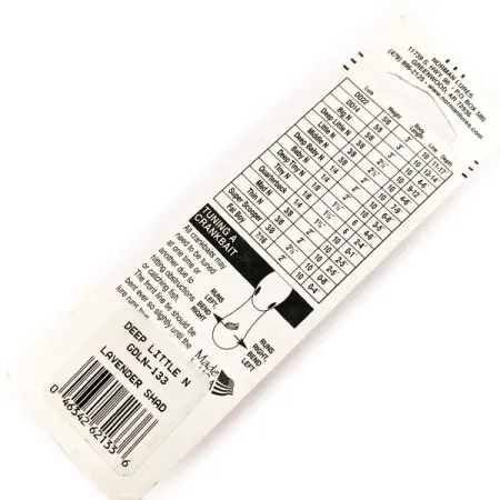 Norman Deep Little N Giluminis Vobleris, Lavender Shad, 14g, #11416