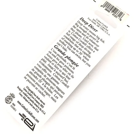 Cotton Cordell Wally Diver Vobleris, Tiger, 7g, Barškutis, #11418