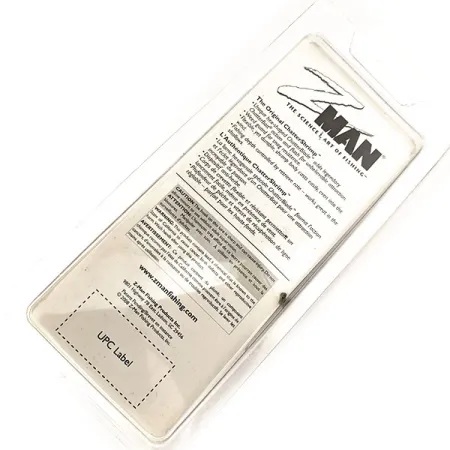 Z-Man Chatter Shrimp Chatterbait, Juoda / Blizgučiai, 14g, Apsauga, #11419