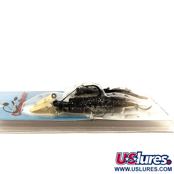 Z-Man Chatter Shrimp Chatterbait, Juoda / Blizgučiai, 14g, Apsauga, #11419
