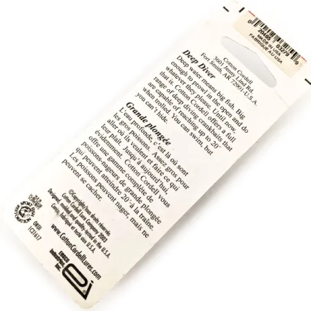 Cotton Cordell Grappler Jr Deep Diver Vobleris, Ešerys, 7g, #11425