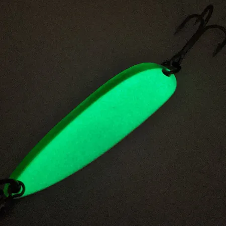 Luhr Jensen Krocodile Die #5 Glow Vartiklė, Balta/Žalia, 23g, Glow, #11449