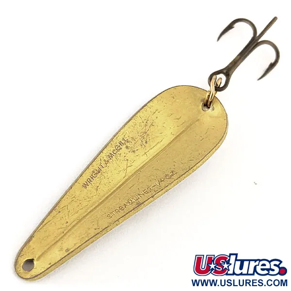 Wright & McGill Streamliner Vartiklė, Žalvaris, 7g, Lašo Forma, #11496