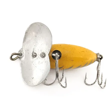 Kmart Kresge #304 Paviršinis Masalas, Geltona, 6g, Metalinis Liežuvėlis, #11522