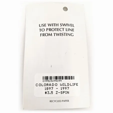 Wittmann Lures Z-Spin Anniversary Sukrė, Sidabrinė/Mėlyna/Auksinė, 5g, #11525