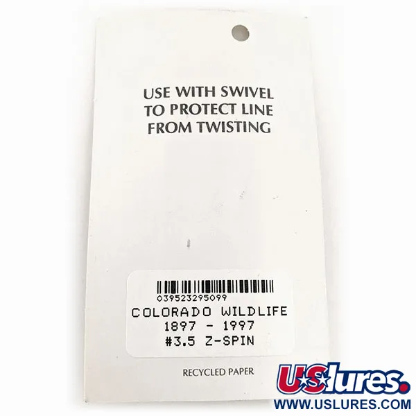 Wittmann Lures Z-Spin Anniversary Sukrė, Sidabrinė/Mėlyna/Auksinė, 5g, #11525