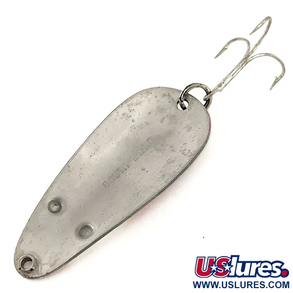 South Bend Mouse Vartiklė, Raudona / Balta / Nikelis, 16g, #11540