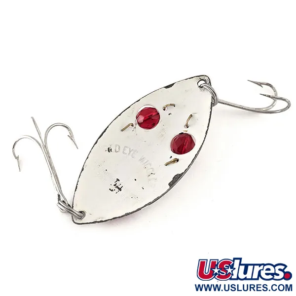 Hofschneider Red Eye Wiggler Blizgė, Raudona/Balta, 25g, Akys, #11541