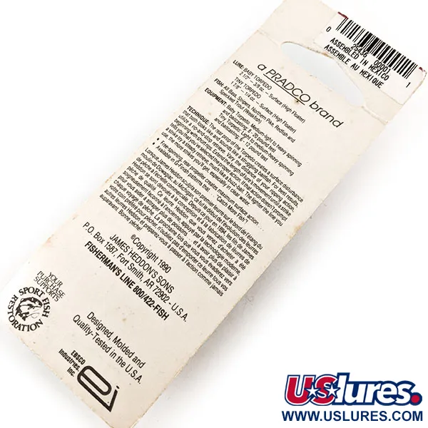 Heddon Tiny Torpedo Masalas, Bass, 7g, Propelleris, #X0360BB