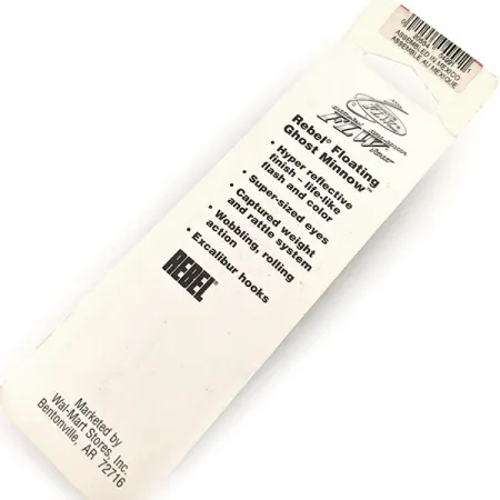 Rebel Excalibur Ghost Minnow Vobleris, Upėtakis, 7g, Barškutis, #11549