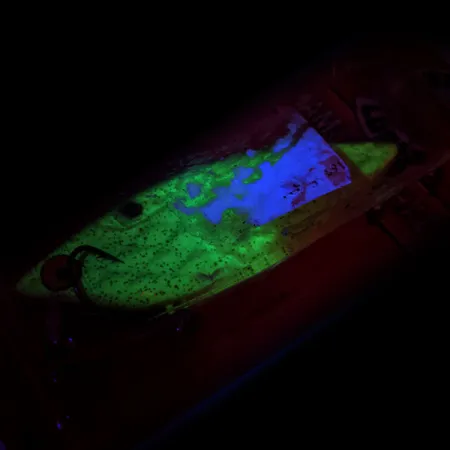 Strike King Diamond Shad UV Vobleris, Chartreuse, 14g, UV Danga, #11551