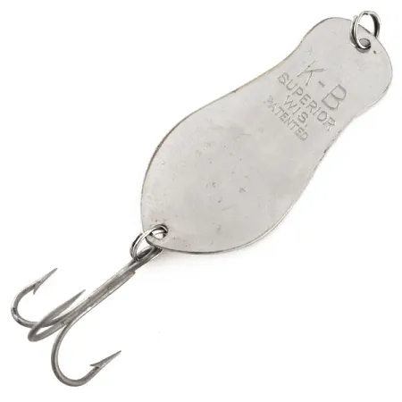 K-B Bait K-B Spoon 2 Superior Blisgė, Nikelis, 14g, Vintage, #11564