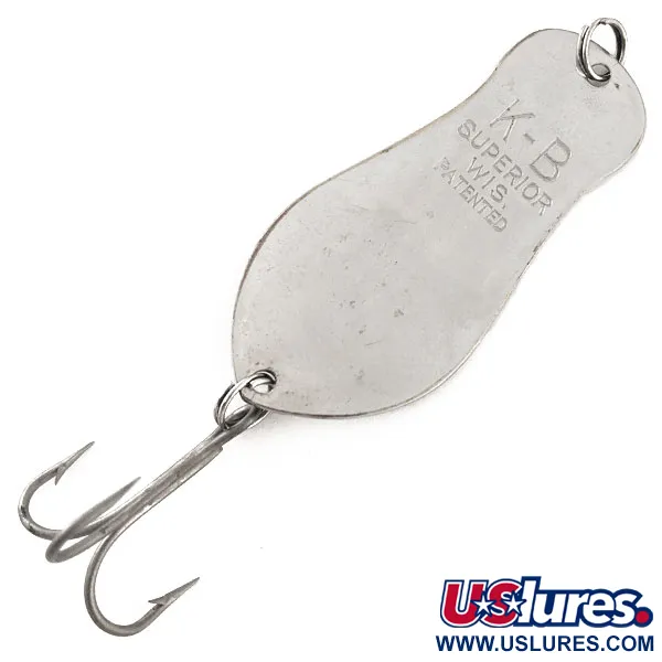 K-B Bait K-B Spoon 2 Superior Blisgė, Nikelis, 14g, Vintage, #11564