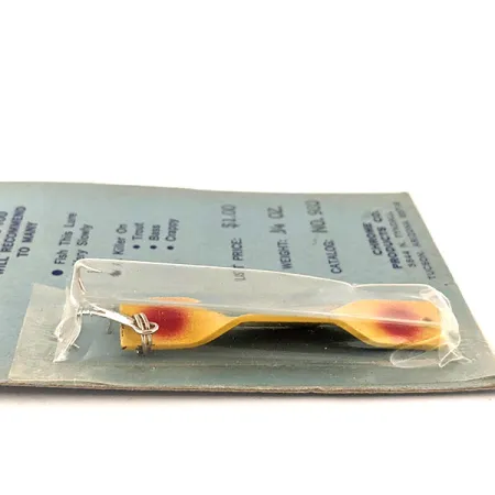 Holt lures Vintage Blizgė, Geltona-Raudona, 7g, Chrome Products Co, #11567