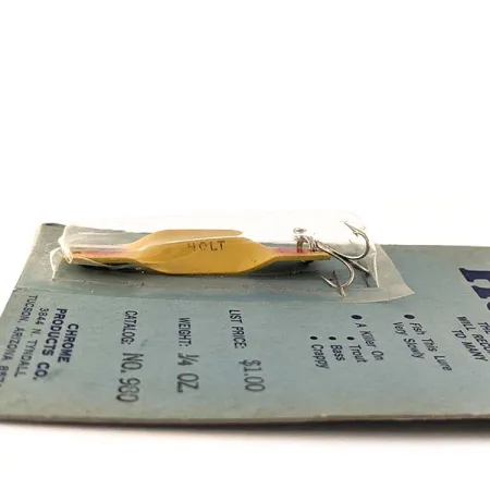Holt lures Vintage Blizgė, Geltona-Raudona, 7g, Chrome Products Co, #11567