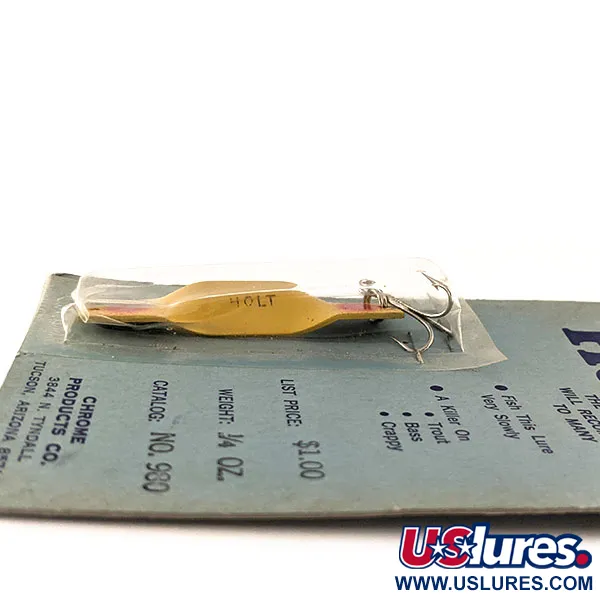 Holt lures Vintage Blizgė, Geltona-Raudona, 7g, Chrome Products Co, #11567