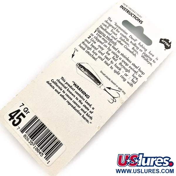 Wigston's Lures Little Tasmanian Devil Blizgė, Rainbow Trout, 7g, #11568