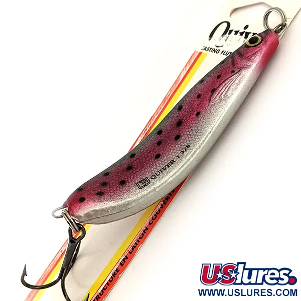 Luhr Jensen Quiver Blizgė, Vaivorykštinis upėtakis, 39g, Retas, #11569