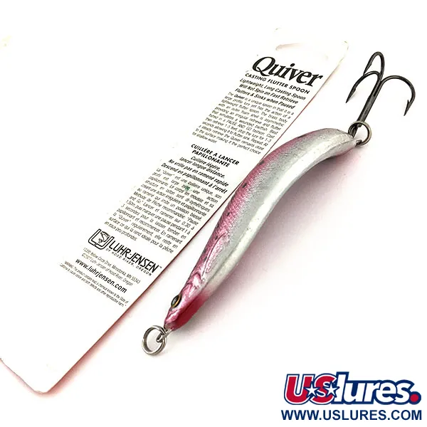 Luhr Jensen Quiver Blizgė, Vaivorykštinis upėtakis, 39g, Retas, #11569