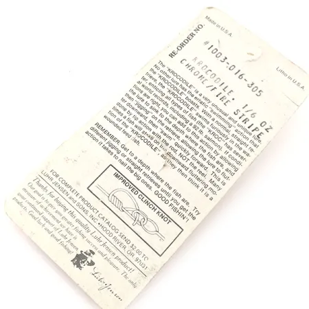 Luhr Jensen Krocodile Blizgė, Nikelis/Raudona, 4,7g, Fire Stripe, #1003