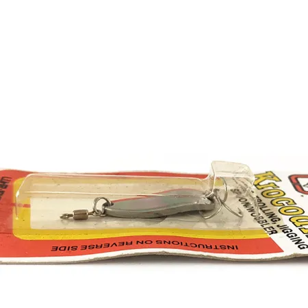 Luhr Jensen Krocodile Blizgė, Nikelis/Raudona, 4,7g, Fire Stripe, #1003