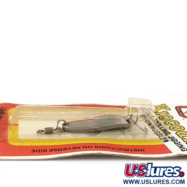 Luhr Jensen Krocodile Blizgė, Nikelis/Raudona, 4,7g, Fire Stripe, #1003